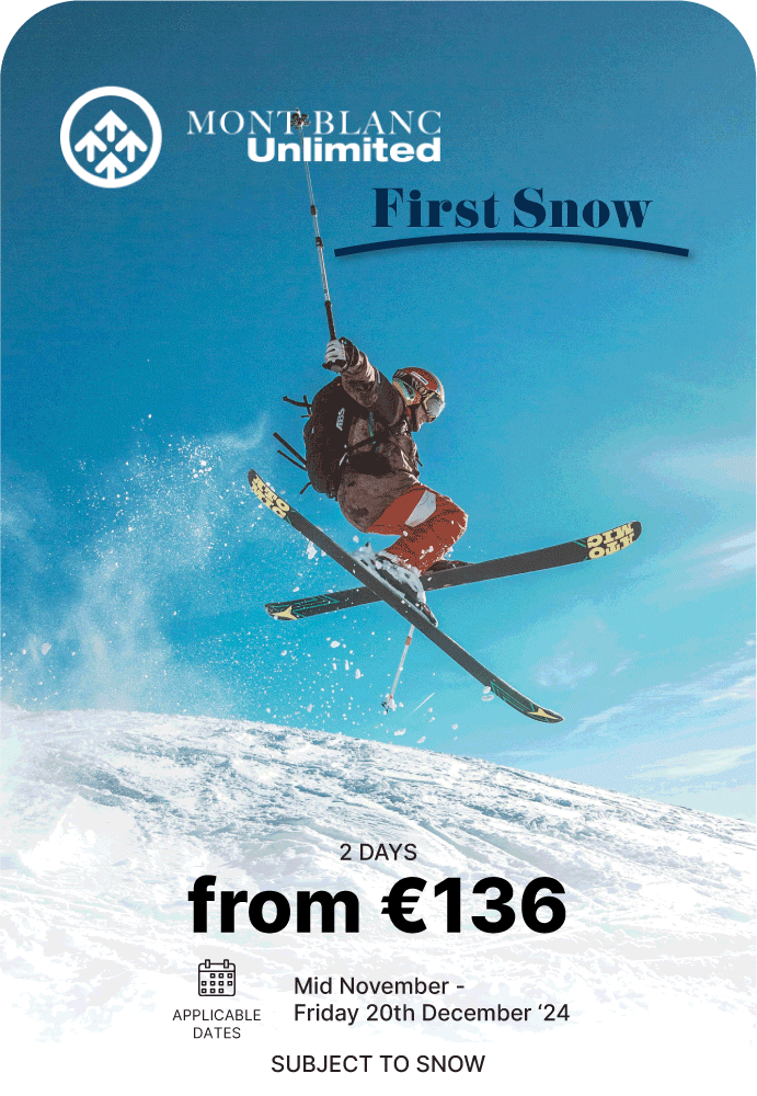 Mont Blanc Unlimited first snow